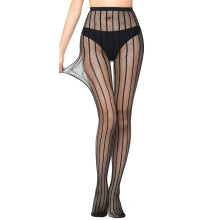 Fishnet Thigh-High Stockings for Women – Compression, Silk, Suspender-Ready, One Size, Compatible with AA