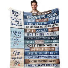 Couverture douce 101 x 127 cm, cadeau d'anniversaire pour sœur