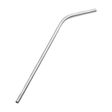 Stainless Steel Straight or Bent Drinking Straw For Cold Drink Beverages Rustproof Metal Reusable Kitchen Essential