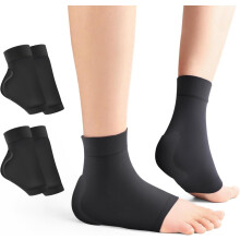 Protezione per il tendine d'Achille – Calze compressive in gel per Haglund, borsite, tendinite – Taglia XL, 2 paia