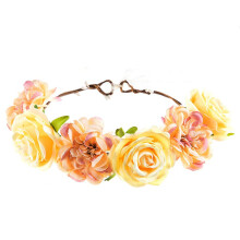 Coroană de flori, bentiță cu flori, accesoriu de păr pentru fete cu flori, accesorii de păr pentru femei, accesorii de păr pentru fete și