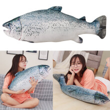 Cuscino di peluche dalla forma adorabile, lavabile, a forma di pesce di peluche, giocattolo per bambini, regalo per divano, letto, auto, regalo di
