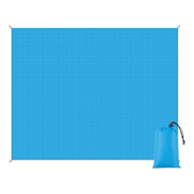 Waterproof Sandproof Beach Blanket, Quick-Drying & Lightweight with Carry Pouch – 59.6" x 59.6", Compatible with Travel, Camping, Hiking