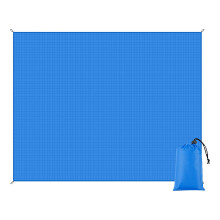 Waterproof Sandproof Beach Blanket, Quick-Drying & Lightweight with Travel Pouch (59.6"x59.6"), Compatible with Beach, Camping, Hiking
