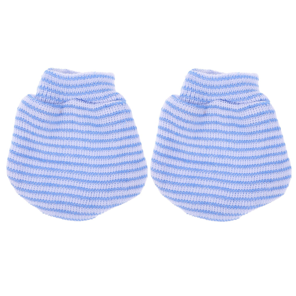 1 Pair Newborn No Scratches Gloves Baby Cotton Mittens Infant Winter Gloves No Scratches Baby Mittens Knit Gloves for Newborns Toddlers