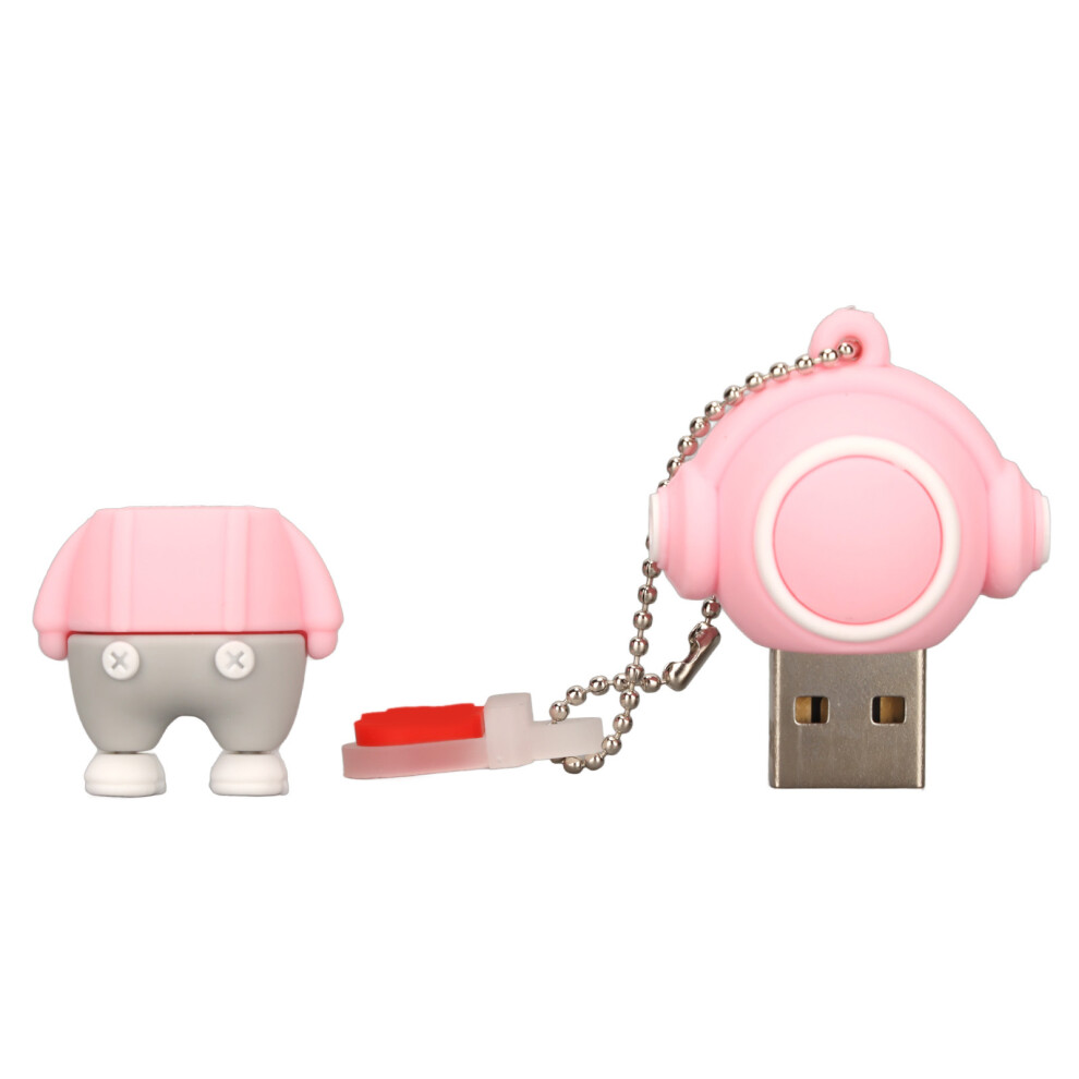 Cartoon Usb Flash Drive 64Gb High-Speed Usb2.0 Plug & Play Pink 8721387648297