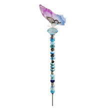 Kit de varita mágica (1 unidad), decoración de estaca de jardín, cuentas de mariposa para manualidades, ideal para exhibir en fiestas mágicas al