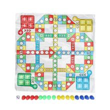 3-in-1 Flieg-Schachspiel Tragbar mit Tragetasche, 25x25cm, Kunststoff