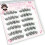 (6 Rows Glue free) Fluffy Natural Black C Curl Lashes 9-12mm 1