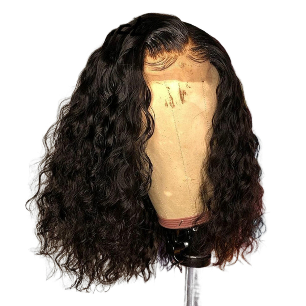 Dcph-Clothing Black Afro Curly Wig 40Cm - Party & Daily Wear