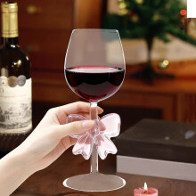 High Borosilicate Glass Champagne Cup with Elegant Bow Design – Romantic, Holiday-Ready & Ideal Gift (Compatible with Dishwasher)