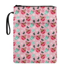 1 pc Book Organizer Bag with Lightweight Polyester Carrying Book Case for Hardcover Notebook Bible Journal Textbooks Paperbacks Teachers