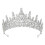 Tiara de Rainha em Strass Dourado e Roxo 1
