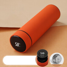 304 Stainless Steel Smart Mug 450ml with Temp Display, Portable Thermos for Hot/Cold Drinks – Compatible with Tealier 24