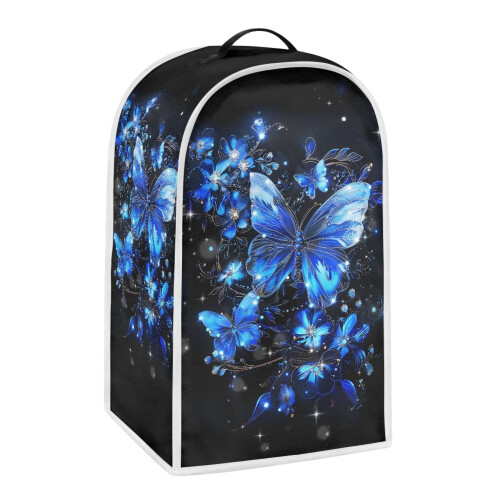 Washable Polyester Blender Dust Cover with AntiSlip for Kitchen Home, Butterfly 1