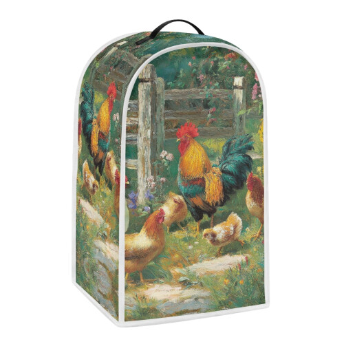 Protective Case Rooster Pattern 1Pcs Machine Washable Not Easy to Fade for Household 1