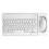 Bluetooth Keyboard and Mouse Combo, Portable Mini Wireless BT Keyboard & Mouse for Android, Windows PC, Tablet – White (106in + 53in), 1