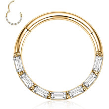 Septum Clicker Ring and Earrings 316L Surgical Steel 6mm