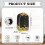 Sunflower Butterfly Sky Handle Dust Cover with Durable Polyester Food Processor Cover 6