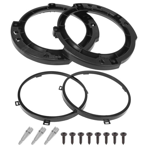 7 Inch Round Headlight Mounting Retaining Bracket Ring Set with Headlight Metal Ring for   JK 2007-2017