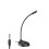 Portable Microphone Stand Round Base Desktop Bracket for Broadcast Online Conference Black (3.5) 1