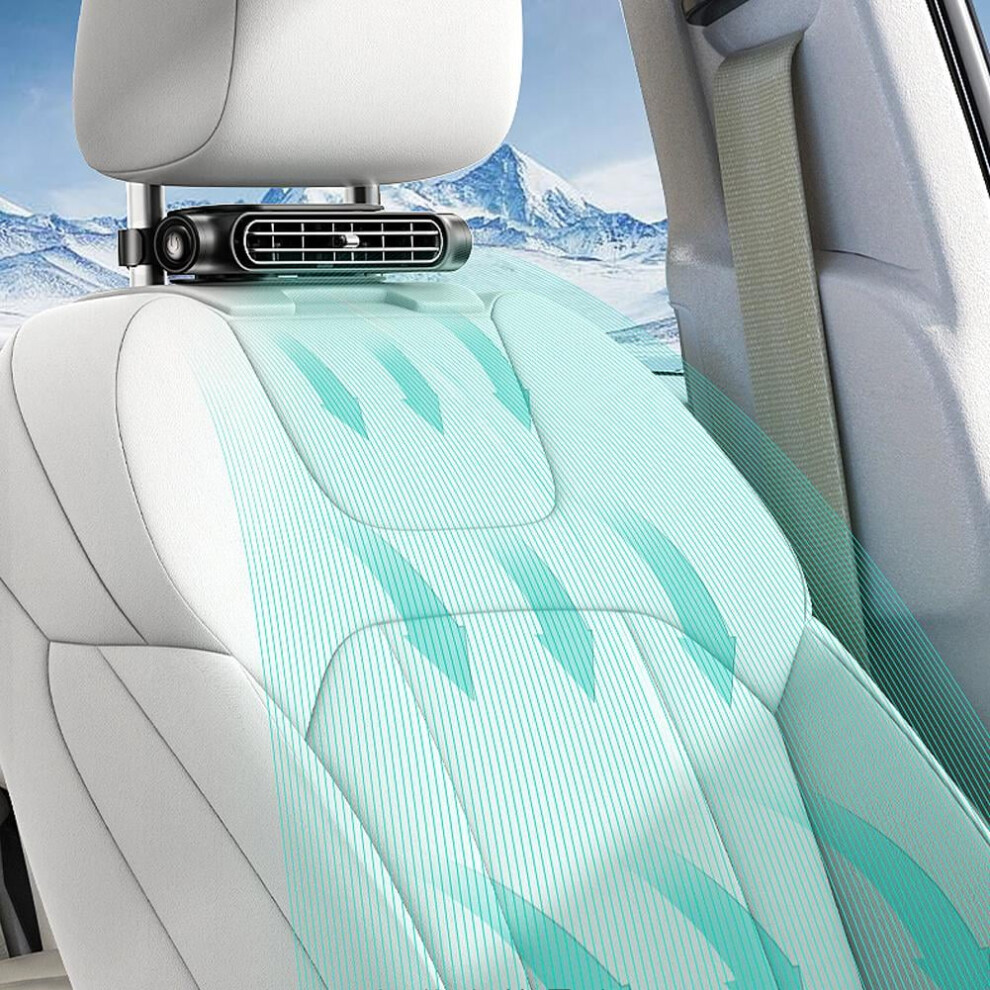 Usb Car Seat Cooling Fan With 3 Speeds, Adjustable For Front/Back Seats, Compatible With All Cars 9009879553748