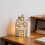 Ensemble de maison de Pâques en céramique avec éclairage LED pour décoration de table 8
