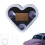 Solar-Powered Heart LED Ambient Light Waterproof Car Lamp 7