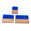 3 Pieces Professional Texturing Combs Set Portable for Stuccos and Plasters With Sturdy Plastic Materials Plastic Handle 1