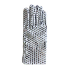 Sequin Glove Bling Performance Glove For 80s Or 90s Dress Up & Rave Party