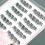 (6 Rows Glue free) Fluffy Natural Black C Curl Lashes 9-12mm 8