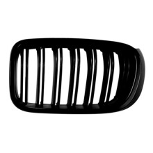 Car Front Kidney Grill Air Intake Grille Front Hood Grill Double Grille for X3 F25 X4 F26 LCI 2014-2017