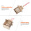 Habitat Enclosure Plastic Square 1Pcs 4.3x2.9x2.8in 5