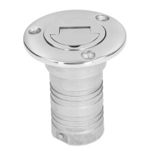 Bouchon de remplissage de pont marin en acier inoxydable avec chaîne fixe, conception sans clé anticorrosion, en acier 316 pour systèmes de