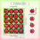 Apple-Shaped Stickers Red 800 pcs 40 Sheets 1.1 inch 2