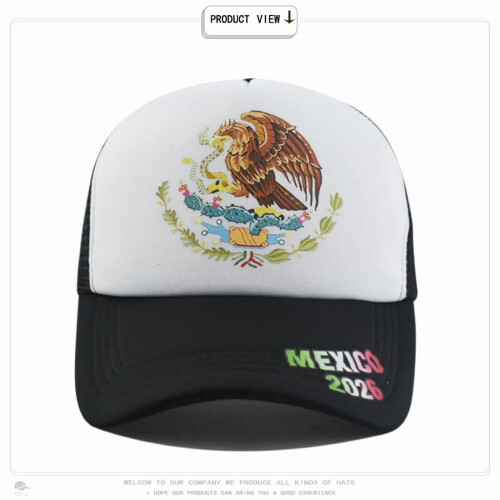 Football Print Sponge Mesh Baseball Cap 1 2