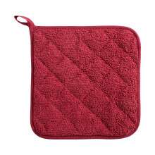 1PC Cotton Kitchen Pot Holder, Machine Washable & Heat-Resistant, Non-Slip Hot Pad for Cooking/Baking, 7" – Compatible with All Pots