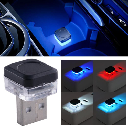 Mini sensore USB per luce interna auto, controllo lampada LED, luce d'atmosfera, lotto E2K1L4 1