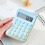 B Bright Colored Calculator With Big Lcd Numbers And Simple Functions For Young Students And Home Use 4