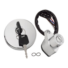 Motorcycle Ignition Fuel Tank Cap Lock Kit 51049-0003 27005-1188 for Vulcan 800 VN800 2002-2005