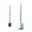 Compact Toilet Brush & Holder Set with Solid Handle, Durable Hard Bristles – Compatible with Standard Racks 4