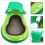 Ribbed Structure Inflatable Avocado Pool Float, 2Air Chambers with Durable Thick Vinyl for Maximum Stability and Support 4