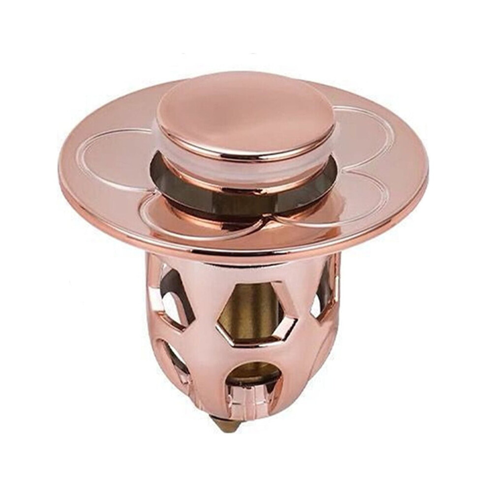 Universal Bathroom Sink Stopper Upgraded Pop-Up Stainless Steel Sink Drain Filter, Drain Filter Prevent Clogging 9122141142553