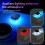 Mini USB LED Interior Lamp for Car Atmosphere Light E2 K1L4 6