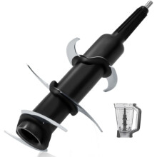 Lames de rechange Ă 6 pales compatibles avec le pichet Ninja de 2,1 L (BL610/BL740/BL660/BL663/BL710WM/CO610B/CT610), en acier inoxydable