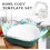 Bowl Cozy Template Cutting Ruler Set Acrylic 3 pcs 2