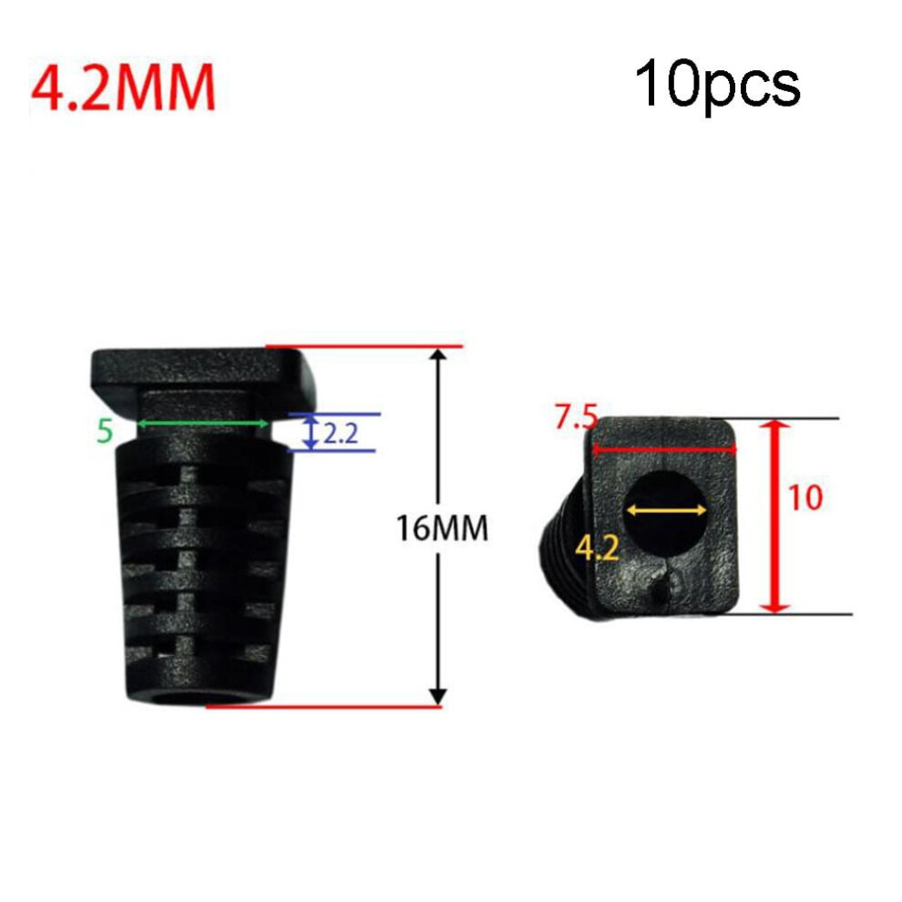 Cable Gland Connector Rubber Strain Relief Sleeve 10 Pcs 9043876481314