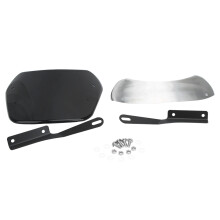 Adjustable Wind Deflector Windscreen Wind Protection for Motorcycles Universal Windshield Compatible with5"-7" Headlights Reduces Wind Speed and