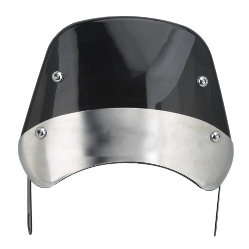 Adjustable Wind Deflector Windscreen Wind Protection for Motorcycles Universal Windshield Compatible with5"-7" Headlights Reduces Wind Speed and 2