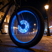 LED Cycling Wheel Hub Light For Night Riding LED Bike Wheel Light Tire Lights Bike Wheels Lights Rechargeable For Warning And With 7 Colors